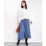 起毛サテンガウチョパンツ/洗える | MK MICHEL KLEIN | 詳細画像12 