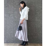 起毛サテンガウチョパンツ/洗える | MK MICHEL KLEIN | 詳細画像2 