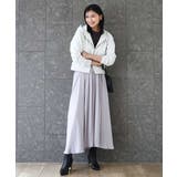 起毛サテンガウチョパンツ/洗える | MK MICHEL KLEIN | 詳細画像3 