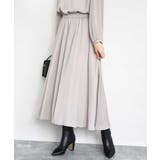 ベージュ | 起毛サテンガウチョパンツ/洗える | MK MICHEL KLEIN