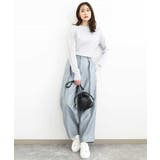 サテン地バレルパンツ/洗える | MK MICHEL KLEIN | 詳細画像27 