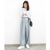 サテン地バレルパンツ/洗える | MK MICHEL KLEIN | 詳細画像28 