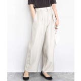 サテン地バレルパンツ/洗える | MK MICHEL KLEIN | 詳細画像9 