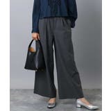 ストレートワイドパンツ(ストライプ・無地)/洗える | MK MICHEL KLEIN | 詳細画像36 