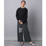 ストレートワイドパンツ(ストライプ・無地)/洗える | MK MICHEL KLEIN | 詳細画像50 