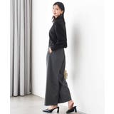 ストレートワイドパンツ(ストライプ・無地)/洗える | MK MICHEL KLEIN | 詳細画像59 