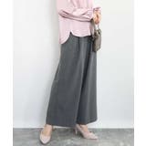 裏起毛ワイドストレートプルオンパンツ/洗える | MK MICHEL KLEIN | 詳細画像10 