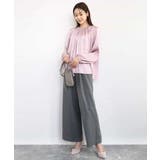 裏起毛ワイドストレートプルオンパンツ/洗える | MK MICHEL KLEIN | 詳細画像12 