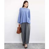 裏起毛ワイドストレートプルオンパンツ/洗える | MK MICHEL KLEIN | 詳細画像14 