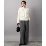 裏起毛ワイドストレートプルオンパンツ/洗える | MK MICHEL KLEIN | 詳細画像34 