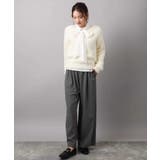 裏起毛ワイドストレートプルオンパンツ/洗える | MK MICHEL KLEIN | 詳細画像35 