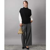 裏起毛ワイドストレートプルオンパンツ/洗える | MK MICHEL KLEIN | 詳細画像42 