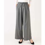 裏起毛ワイドストレートプルオンパンツ/洗える | MK MICHEL KLEIN | 詳細画像46 