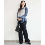 [洗える]11ozデニム ワイドストレートパンツ | MK MICHEL KLEIN | 詳細画像4 