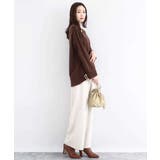 カラーツイードワイドパンツ/洗える | MK MICHEL KLEIN | 詳細画像10 