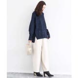 カラーツイードワイドパンツ/洗える | MK MICHEL KLEIN | 詳細画像16 