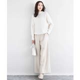 カラーツイードワイドパンツ/洗える | MK MICHEL KLEIN | 詳細画像4 