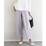 ダブルクロス セミワイドパンツ/セットアップ対応/洗える | MK MICHEL KLEIN | 詳細画像2 