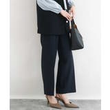 ダブルクロス セミワイドパンツ/セットアップ対応/洗える | MK MICHEL KLEIN | 詳細画像8 