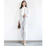 ダブルクロス テーパードパンツ/セットアップ対応/防シワ/ストレッチ/洗える | MK MICHEL KLEIN | 詳細画像24 