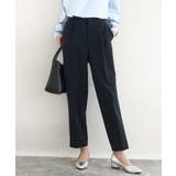 ネイビー | ダブルクロス テーパードパンツ/セットアップ対応/防シワ/ストレッチ/洗える | MK MICHEL KLEIN