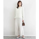 2タックストレートワイドパンツ/洗える | MK MICHEL KLEIN | 詳細画像19 