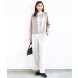 2タックストレートワイドパンツ/洗える | MK MICHEL KLEIN | 詳細画像30 