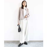 2タックストレートワイドパンツ/洗える | MK MICHEL KLEIN | 詳細画像31 