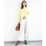 2タックストレートワイドパンツ/洗える | MK MICHEL KLEIN | 詳細画像33 