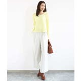 2タックストレートワイドパンツ/洗える | MK MICHEL KLEIN | 詳細画像35 