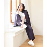 ワイドストレート ストレッチプルオンパンツ/洗える | MK MICHEL KLEIN | 詳細画像82 