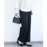 TRストレッチワイドパンツ/洗える | MK MICHEL KLEIN | 詳細画像2 