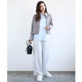 TRストレッチワイドパンツ/洗える | MK MICHEL KLEIN | 詳細画像22 