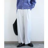 ライトグレー | TRストレッチワイドパンツ/洗える | MK MICHEL KLEIN