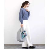 デニムライク ストレートワイドパンツ/洗える | MK MICHEL KLEIN | 詳細画像14 