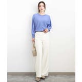 デニムライク ストレートワイドパンツ/洗える | MK MICHEL KLEIN | 詳細画像25 