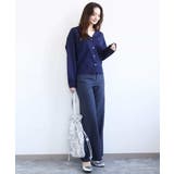 デニムライク ストレートワイドパンツ/洗える | MK MICHEL KLEIN | 詳細画像50 