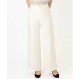 デニムライク ストレートワイドパンツ/洗える | MK MICHEL KLEIN | 詳細画像65 