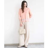 [SANAGARAシリーズ]デニムライク ワイドパンツ 接触冷感 | MK MICHEL KLEIN | 詳細画像14 