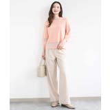 [SANAGARAシリーズ]デニムライク ワイドパンツ 接触冷感 | MK MICHEL KLEIN | 詳細画像15 