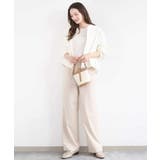 [SANAGARAシリーズ]デニムライク ワイドパンツ 接触冷感 | MK MICHEL KLEIN | 詳細画像18 