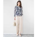 [SANAGARAシリーズ]デニムライク ワイドパンツ 接触冷感 | MK MICHEL KLEIN | 詳細画像22 