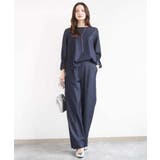 [SANAGARAシリーズ]デニムライク ワイドパンツ 接触冷感 | MK MICHEL KLEIN | 詳細画像25 