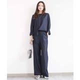 [SANAGARAシリーズ]デニムライク ワイドパンツ 接触冷感 | MK MICHEL KLEIN | 詳細画像26 