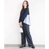 [SANAGARAシリーズ]デニムライク ワイドパンツ 接触冷感 | MK MICHEL KLEIN | 詳細画像31 