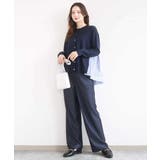 [SANAGARAシリーズ]デニムライク ワイドパンツ 接触冷感 | MK MICHEL KLEIN | 詳細画像32 