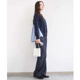 [SANAGARAシリーズ]デニムライク ワイドパンツ 接触冷感 | MK MICHEL KLEIN | 詳細画像33 