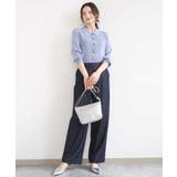 [SANAGARAシリーズ]デニムライク ワイドパンツ 接触冷感 | MK MICHEL KLEIN | 詳細画像36 