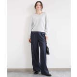 [SANAGARAシリーズ]デニムライク ワイドパンツ 接触冷感 | MK MICHEL KLEIN | 詳細画像42 