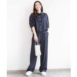 [SANAGARAシリーズ]デニムライク ワイドパンツ 接触冷感 | MK MICHEL KLEIN | 詳細画像46 